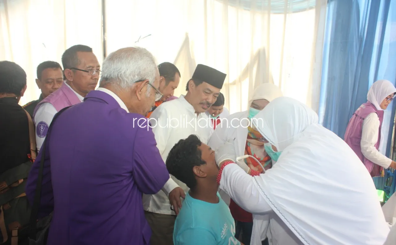 Ratusan Anak Yatim dan Dhuafa Periksa Gigi Gratis