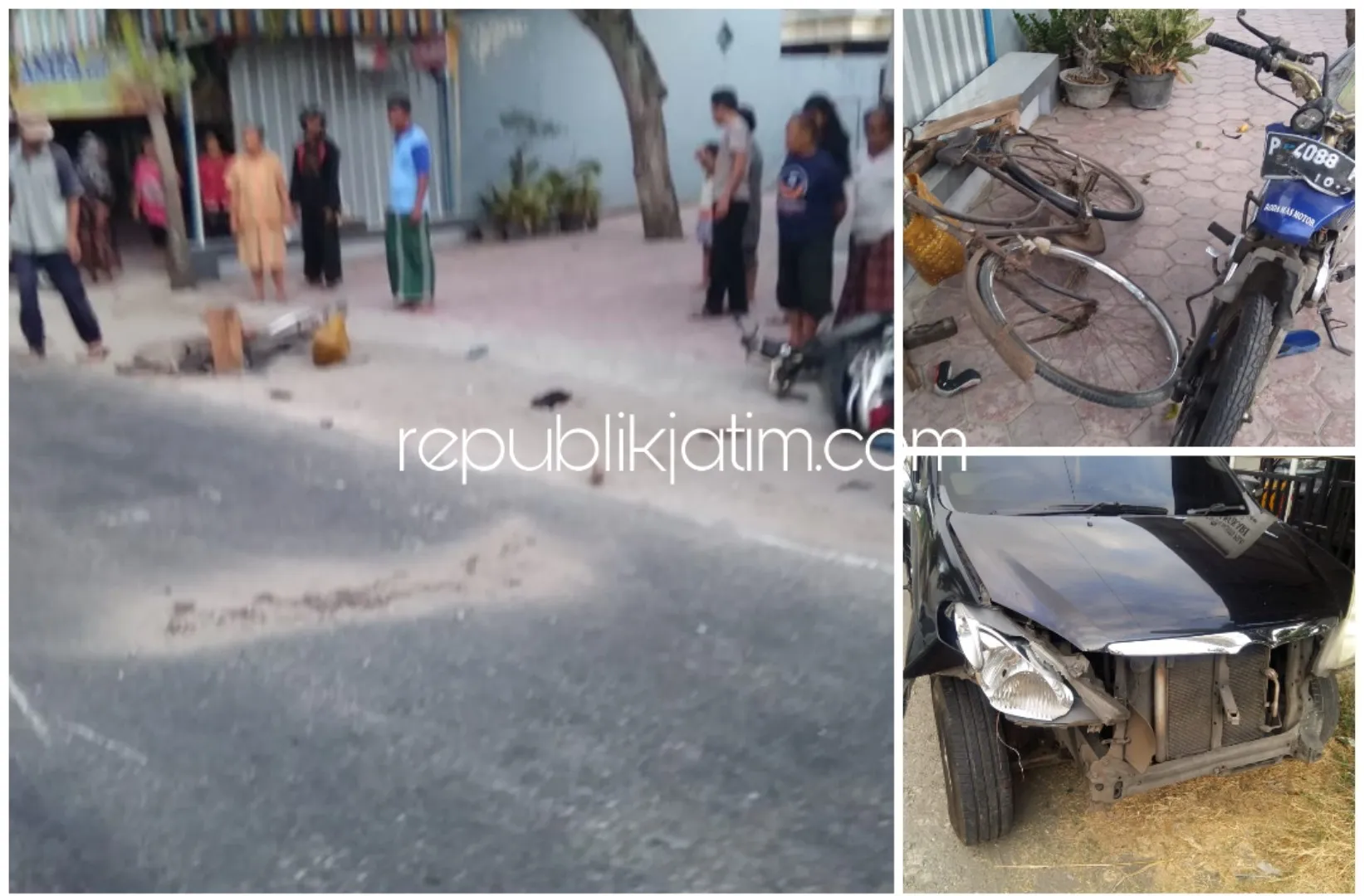 Tabrakan Beruntun di Mlarak Ponorogo, Dua Korban Dilarikan RSUD