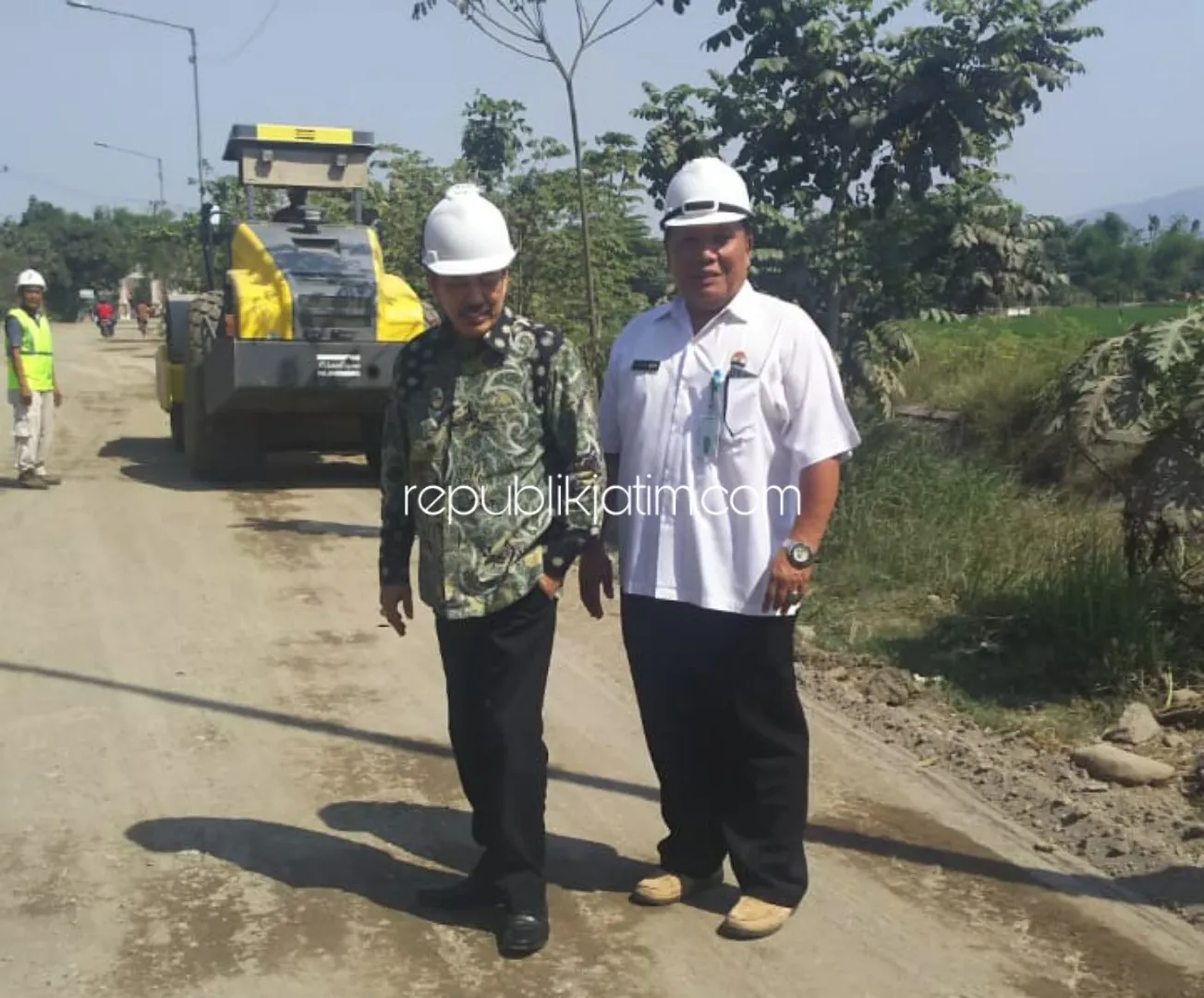 Wabup Sidak Proyek Rehab Jalan Bulang Rp 4,1 Miliar Tanpa Didampingi Pejabat