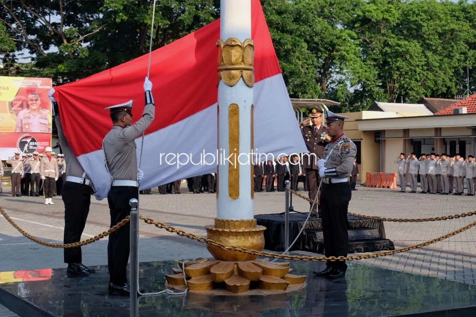 Kapolresta Sidoarjo : Teruskan Perjuangan Para Pahlawan
