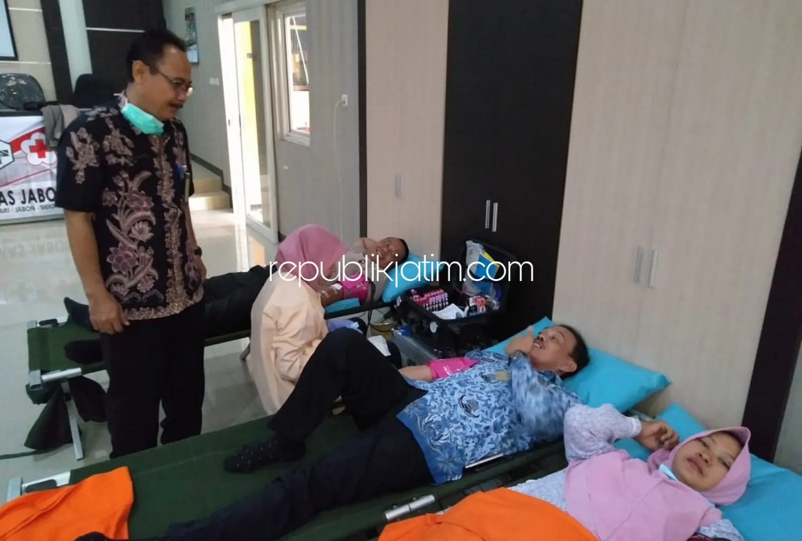 Puskesmas Jabon Gelar Baksos Donor Darah