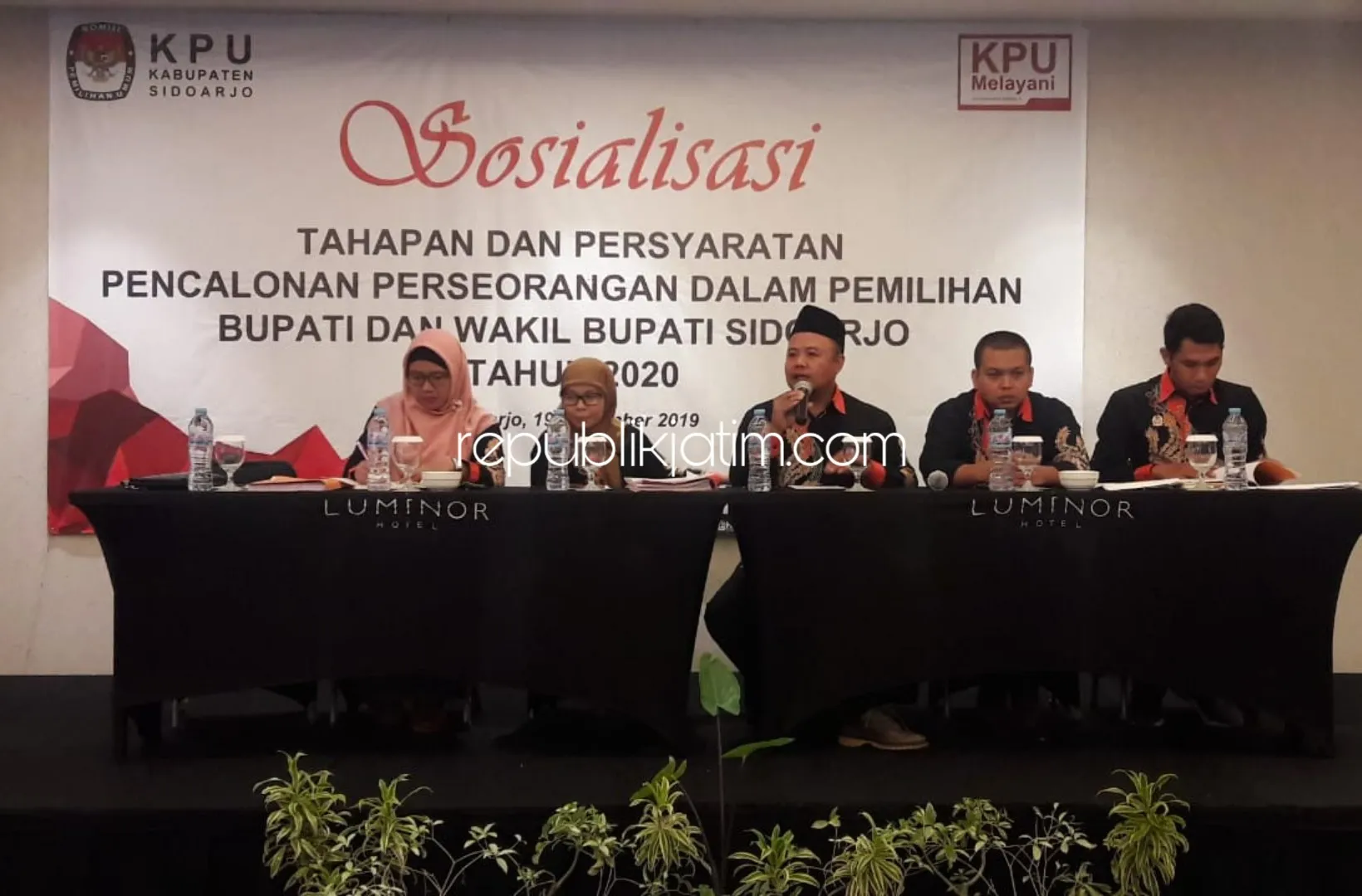 KPU Sidoarjo Pastikan Bacabup dan Bacawabup Perseorangan Tak Bisa Maju Lewat Parpol