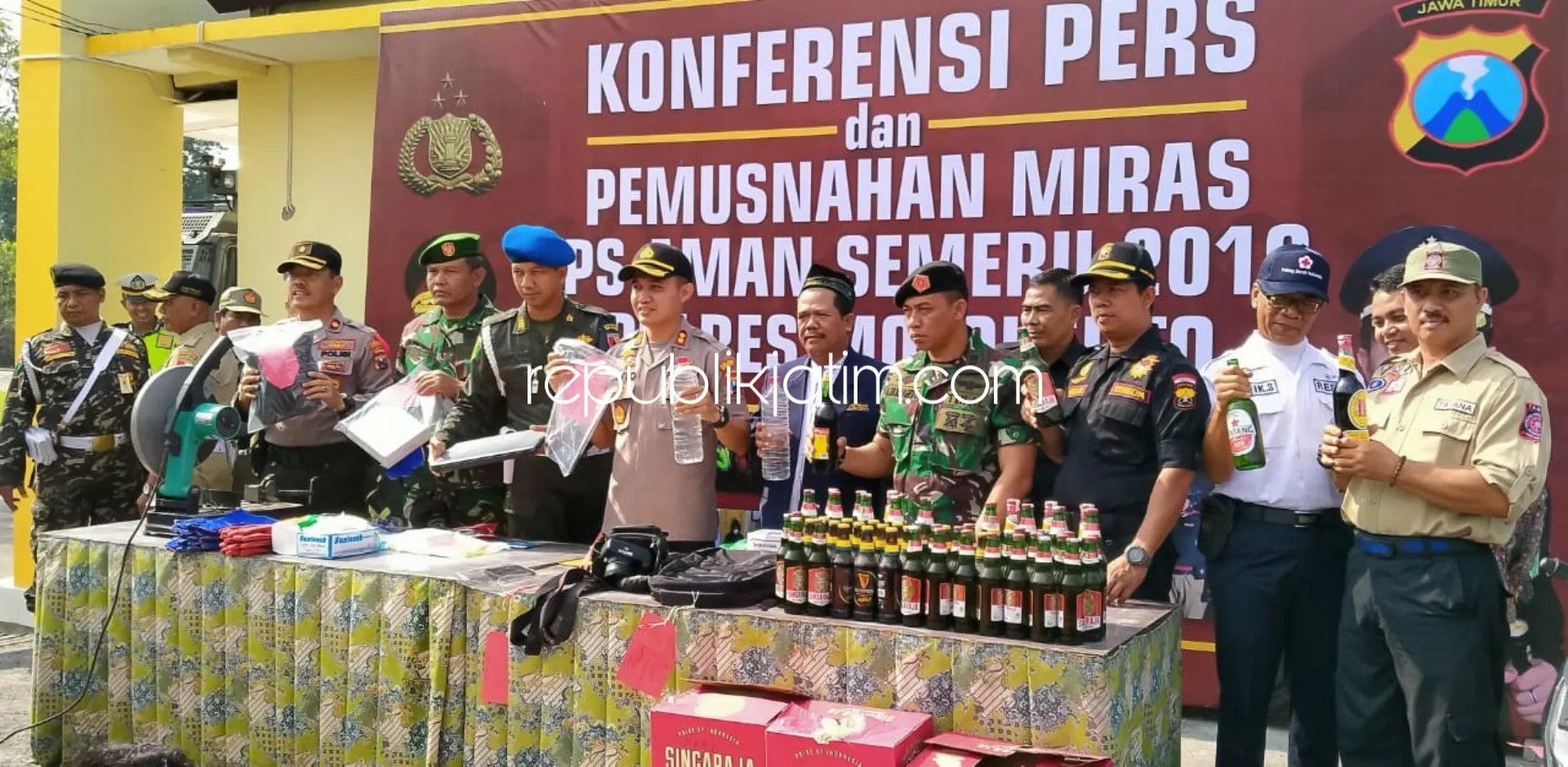 Hasil Cipkon Jelang Operasi Lilin Semeru 2019, Polres Mojokerto Ringkus 113 Tersangka