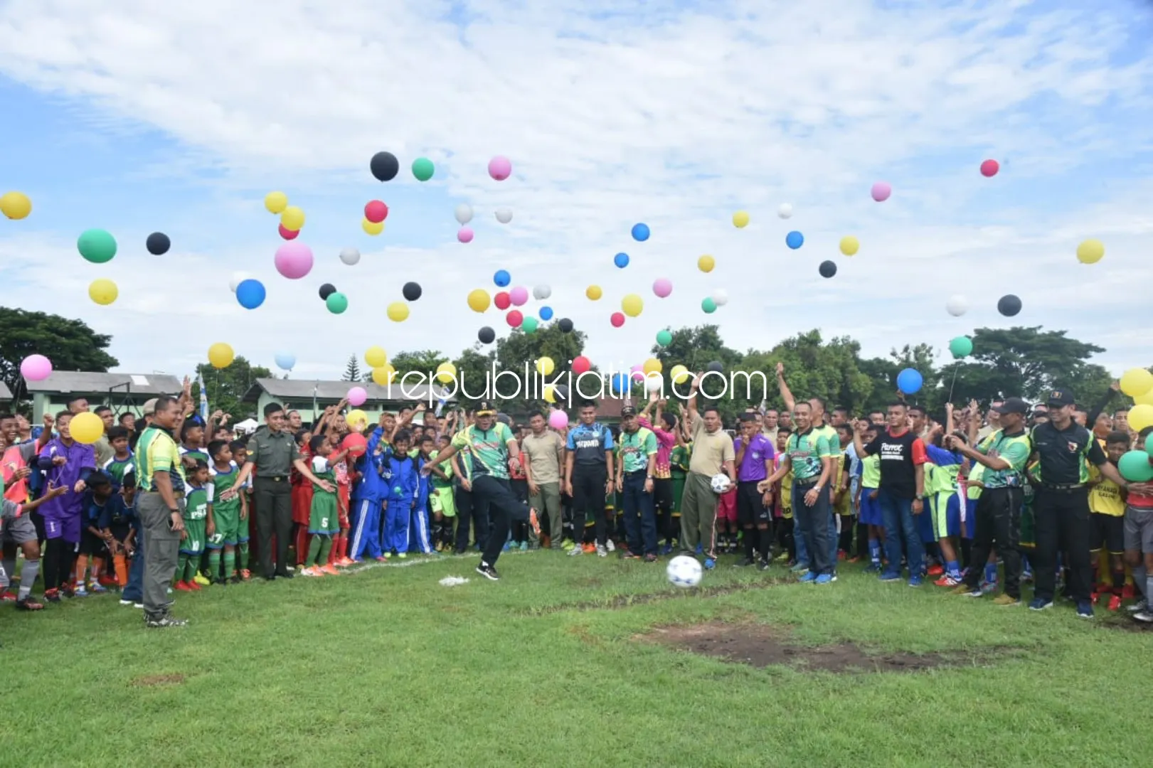 Turnamen Sepak Bola U-12, Berebut Piala Bergilir Pangdam V Brawijaya Diramaikan 64 Klub