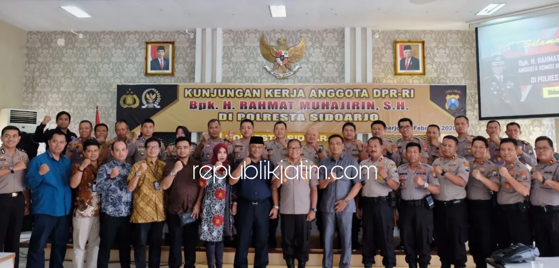 Komisi III DPR RI Kunker Serap Aspirasi di Polresta Sidoarjo
