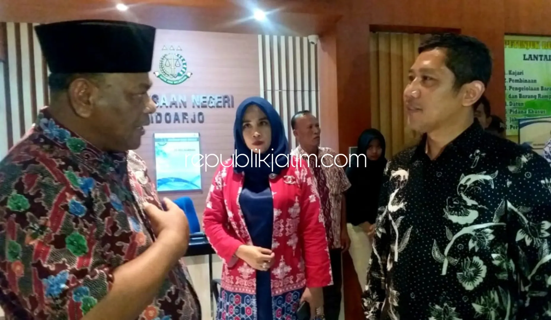 Di Kejaksaan Sidoarjo, Rahmat Muhajirin Dapat Keluhan Tingginya Kasus Narkoba