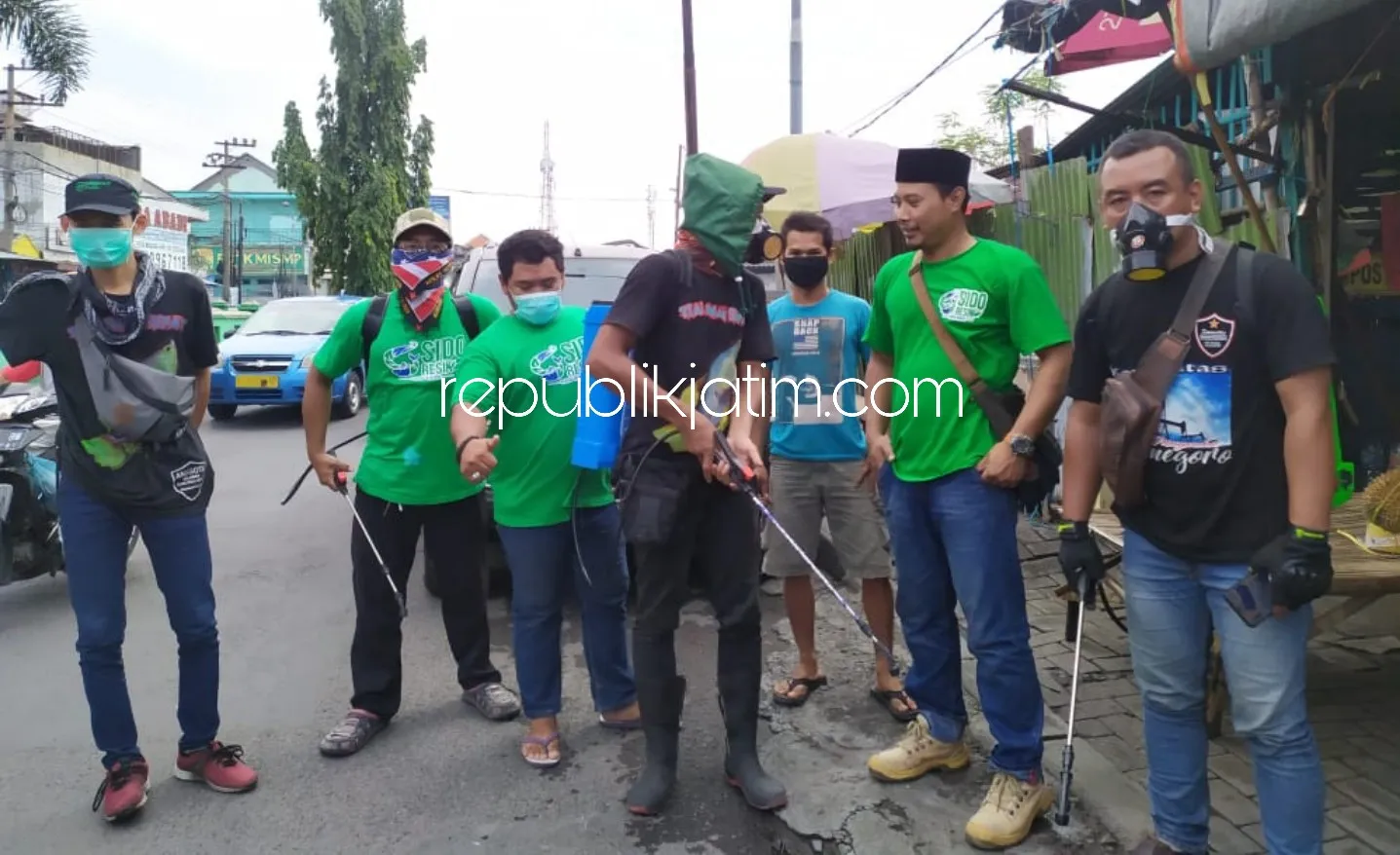 Aksi Peduli Corona Sido Resik, Mulai Penyemprotan hingga Pembagian Sembako di 322 Titik