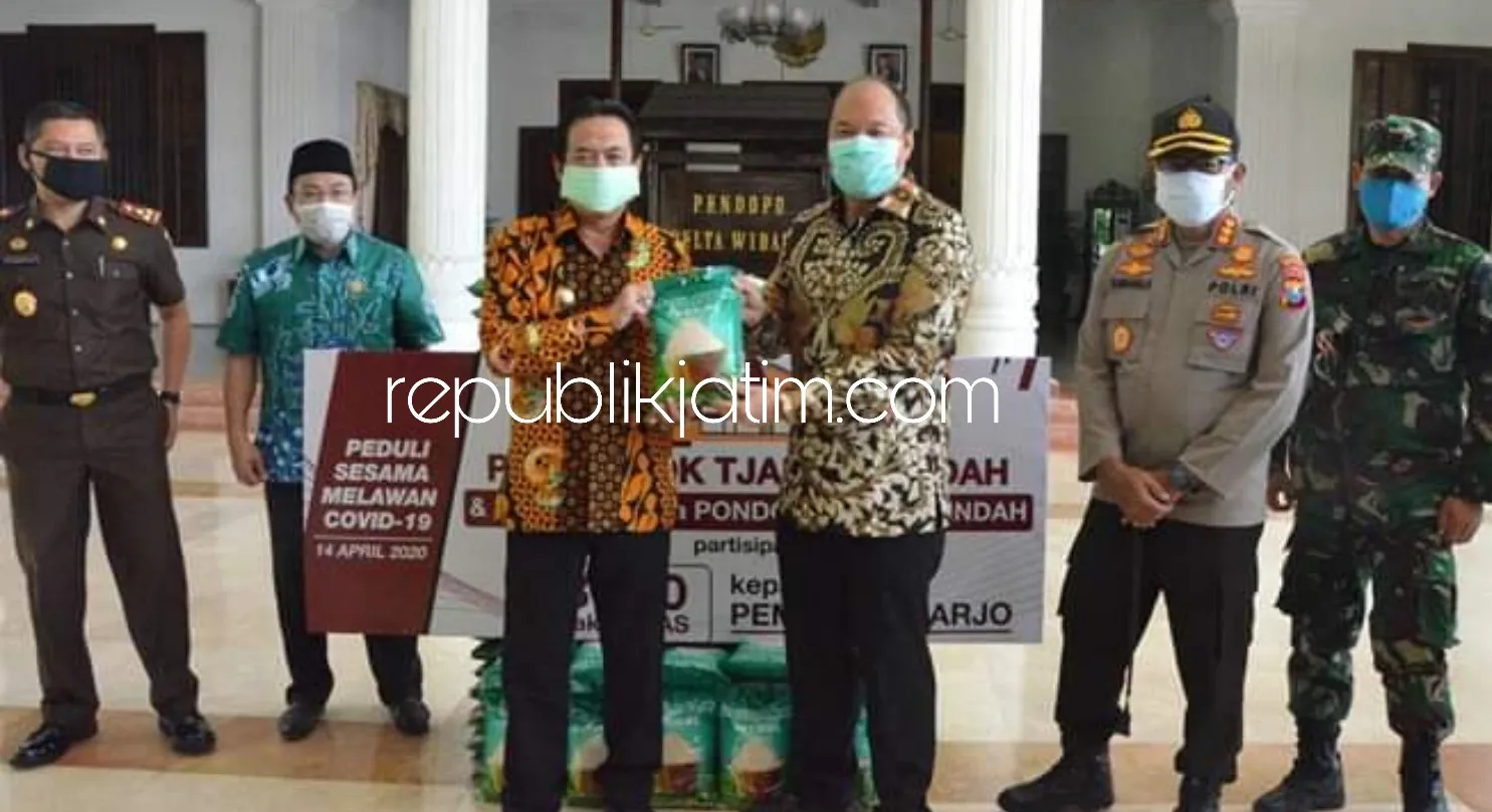 Bantuan Beras Puluhan Ton dari Swasta Belum Disalurkan Pemkab Sidoarjo
