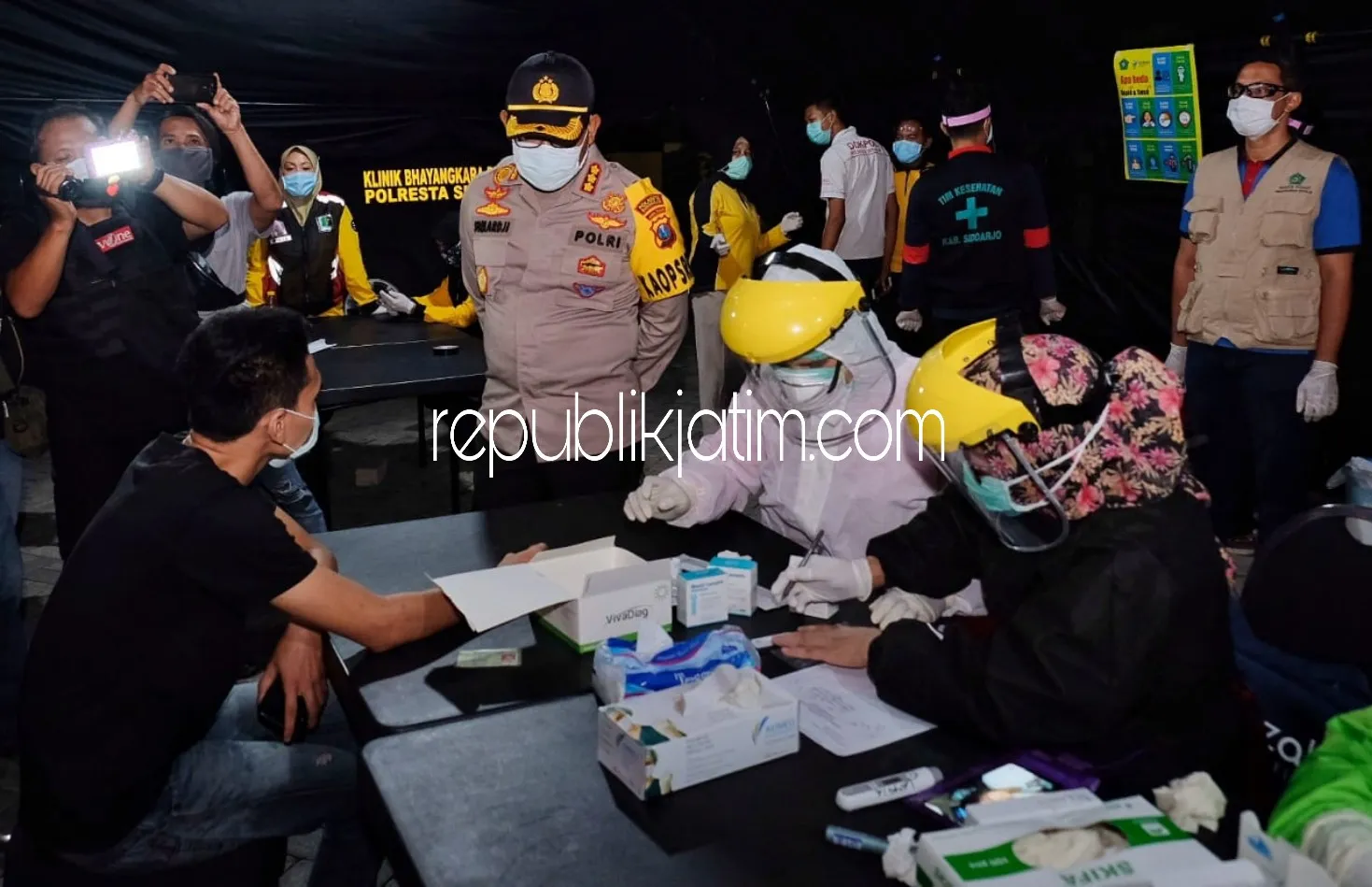 Lagi, 291 Pelanggar Jam Malam Diciduk Tiga Reaktif Saat Rapid Test