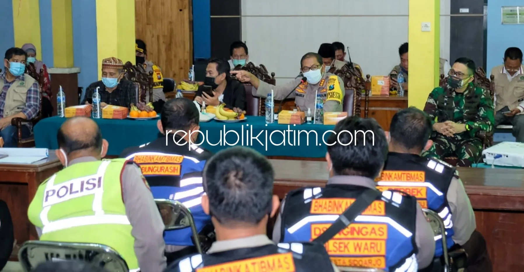 Gugus Tugas Sidoarjo Rakor Percepatan Penanganan Covid-19, Tetapkan Kawasan Cluster Baru
