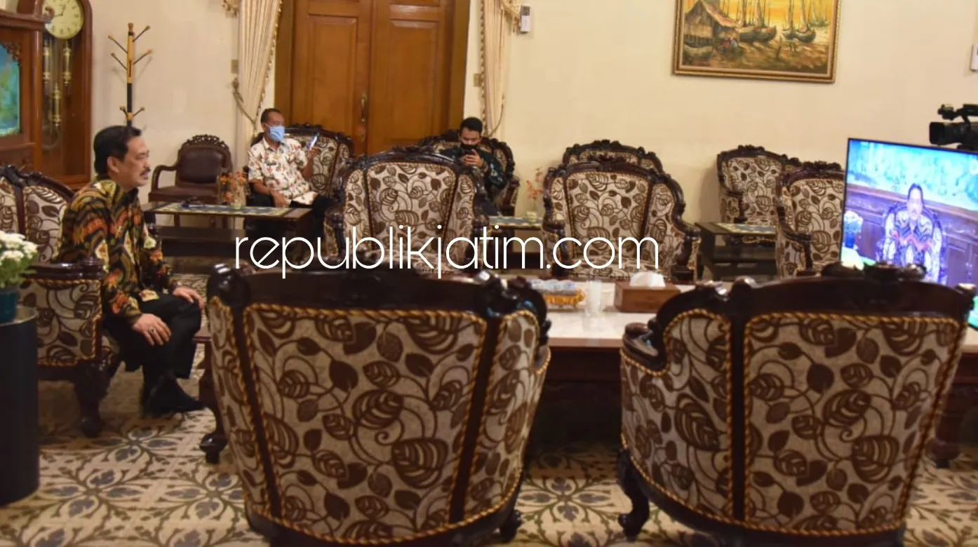 Pandemi Covid-19, Plt Bupati Sidoarjo Gelar Halal Bihalal Virtual