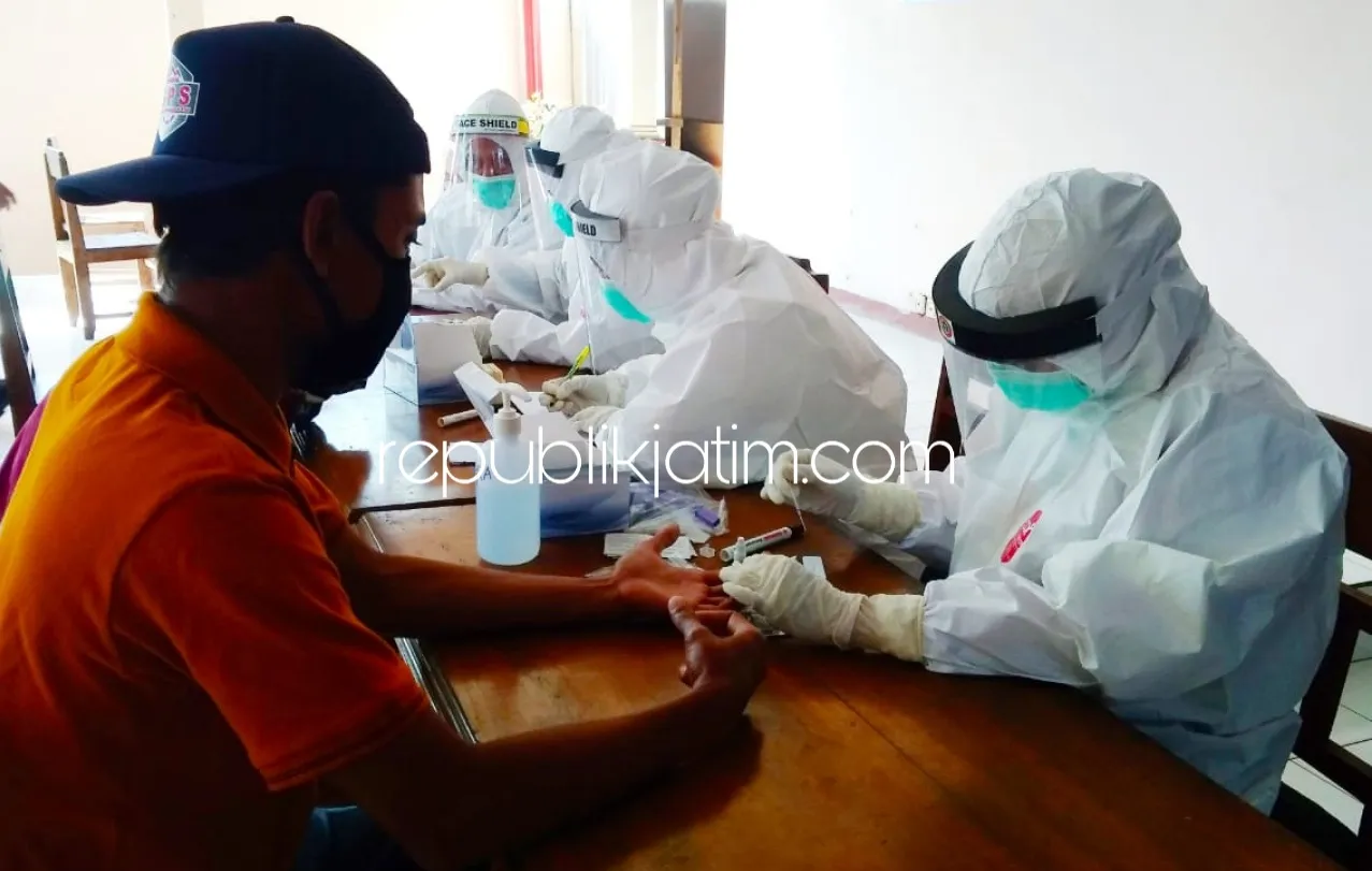 KPU Ponorogo Rapid Test Serentak 2.080 PPDP Pilkada 2020 di Kecamatan