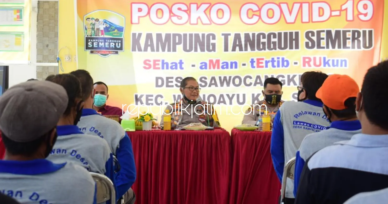 Percepat Menuju Zona Hijau, Kapolresta Sidoarjo Maksimalkan Peran Tiga Pilar di Desa