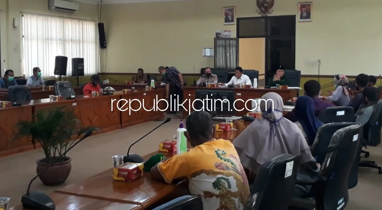 Tolak Pembangunan Minimarket, Pemilik Toko Pracangan Candipari Wadul Dewan Sidoarjo