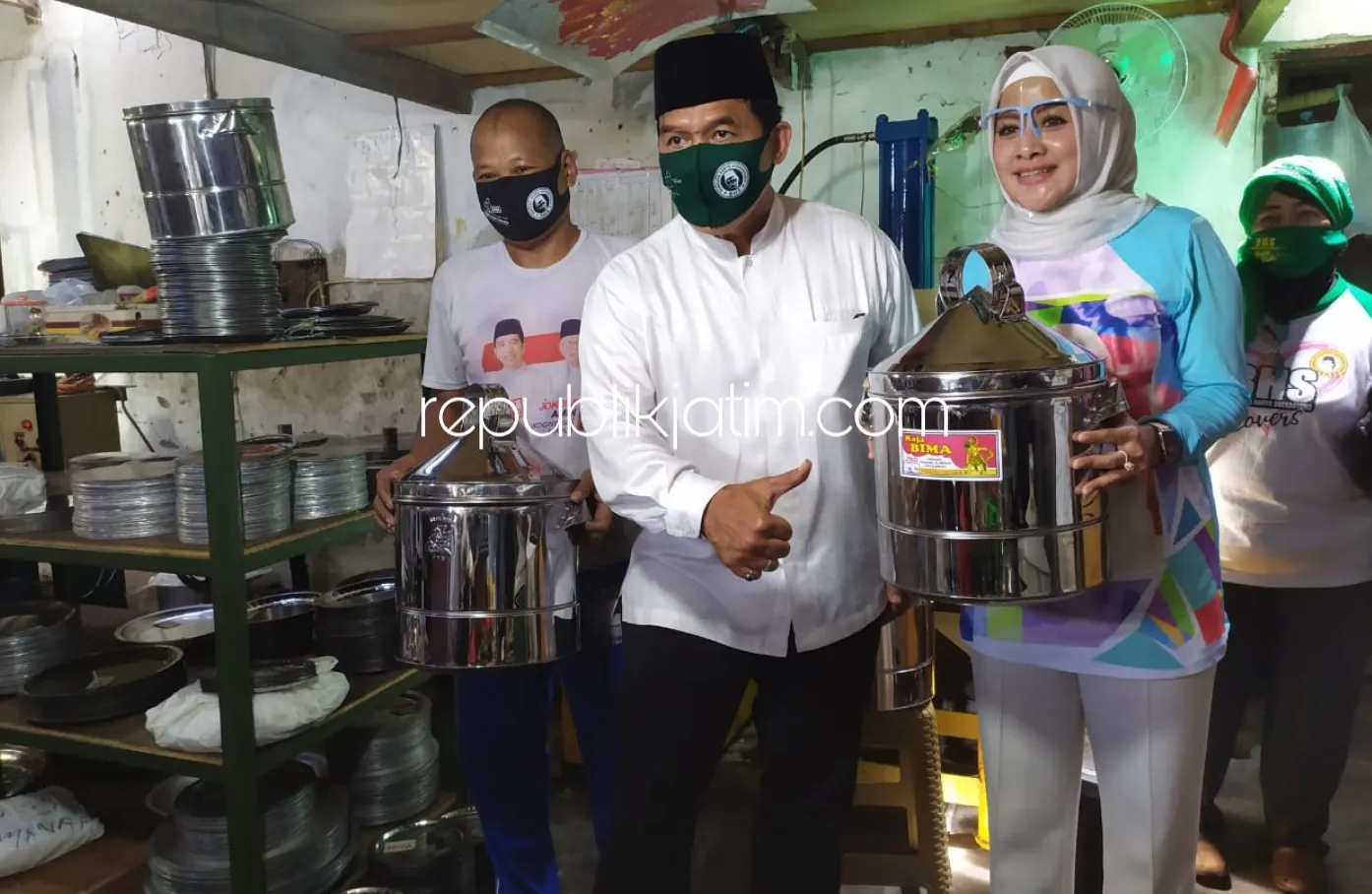 Apresiasi Sentra UMKM Sayangan Kesambi, BHS Siapkan Perizinan dan Hak Paten Mudah dan Murah