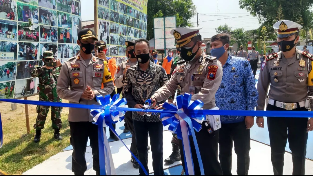 Desa Dawu Dipilih Menjadi Kampung Tangguh Semeru Tertib Lalu Lintas