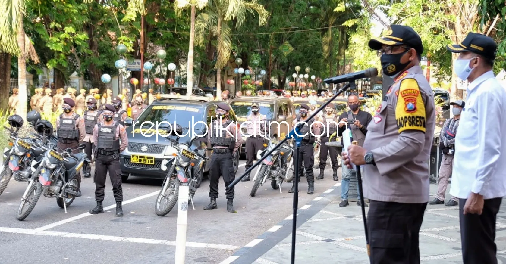 Covid Hunter Sidoarjo Langsung Tindak Pelanggar Protokol Kesehatan dengan Tipiring