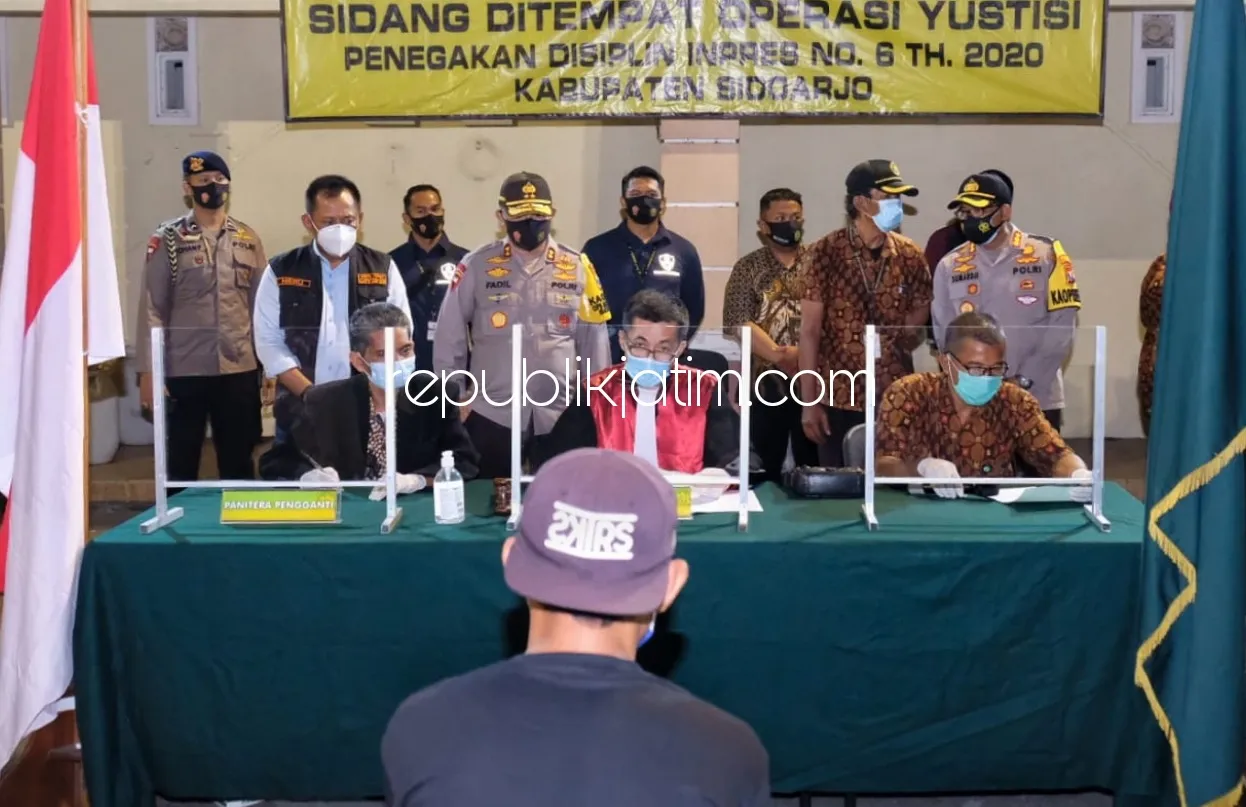 Ratusan Pelanggar Protokol Kesehatan Terjaring Tim Covid Hunter di Waru
