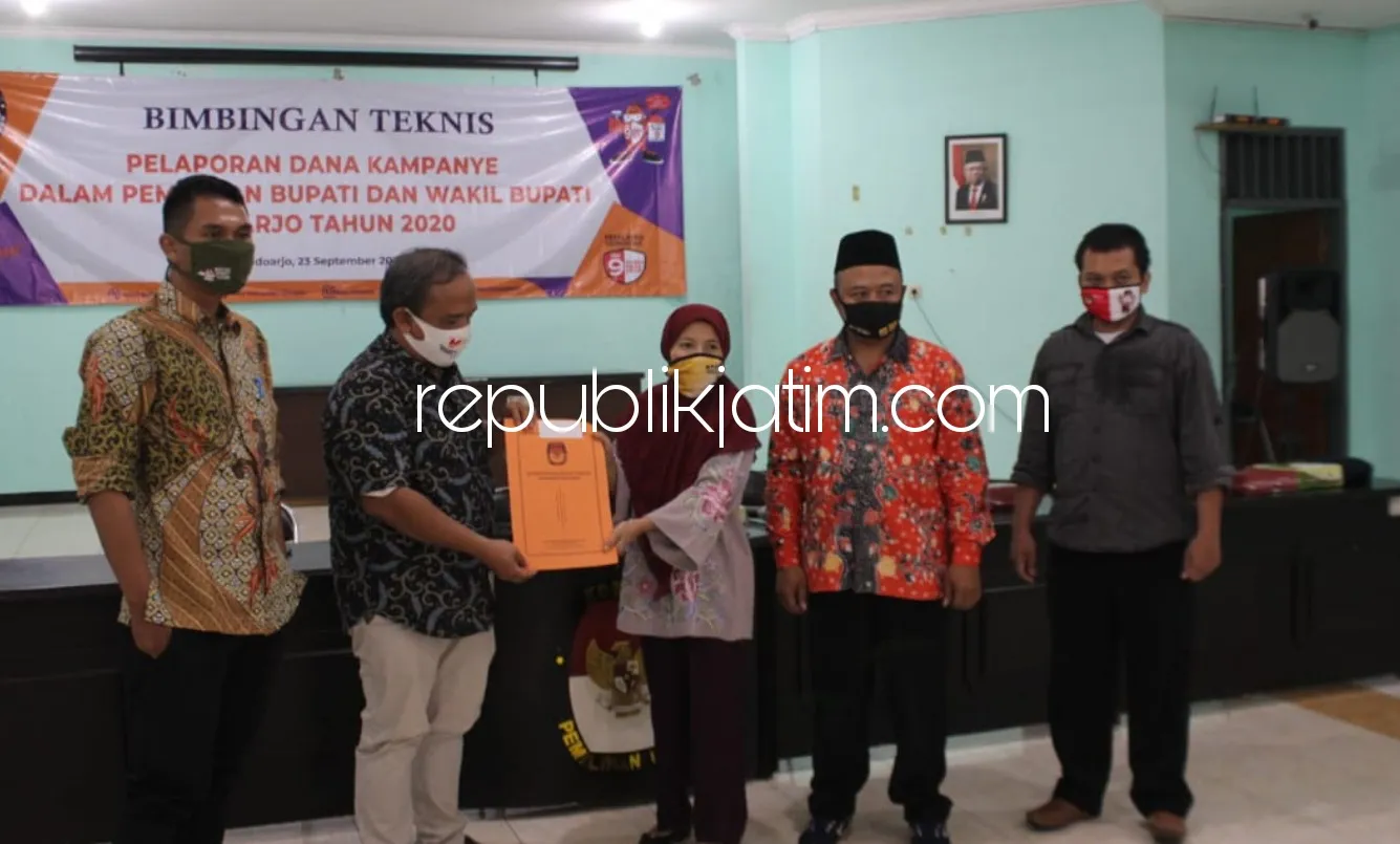 Hari Ini KPU Sidoarjo Resmi Hanya Tetapkan Paslon BHS - Taufiq dan Gus Muhdlor - Subandi