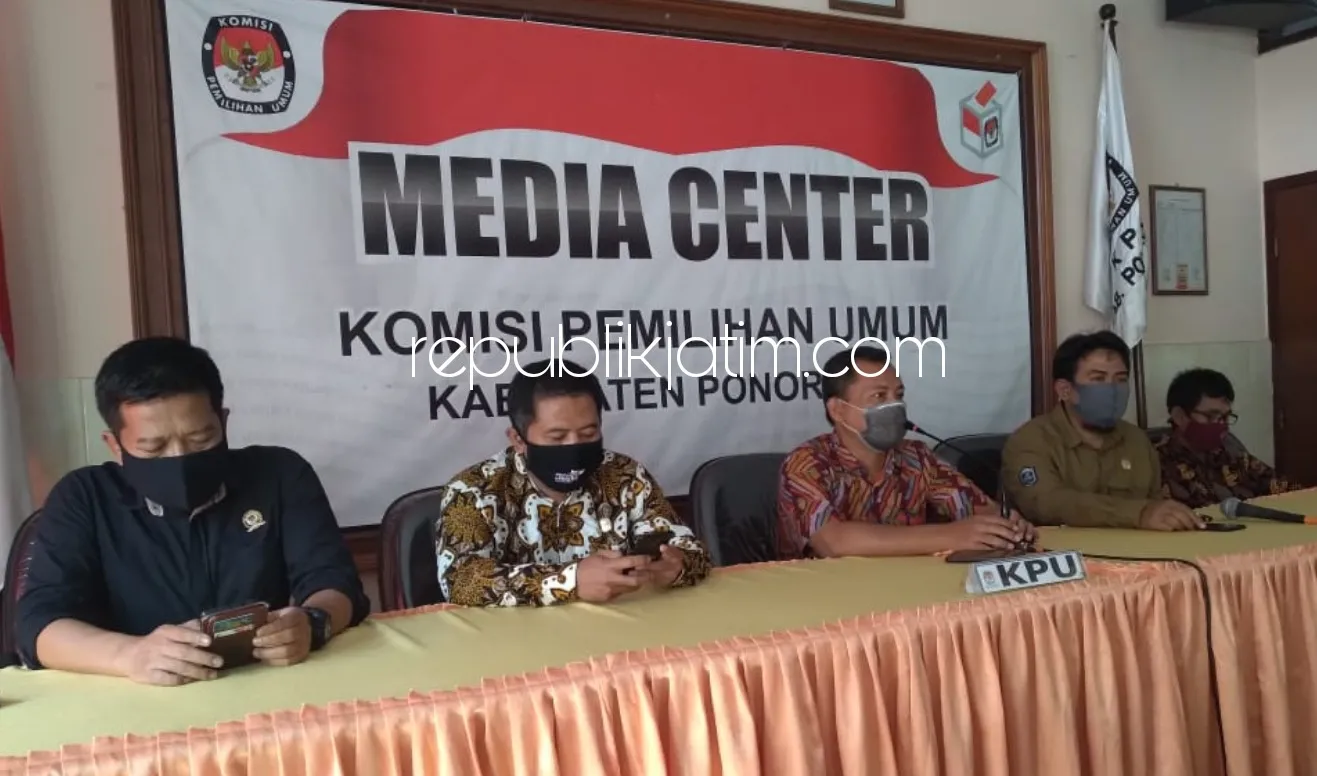 KPU Tetapkan Dua Paslon Bupati Dan Wakil Bupati yang Bertarung di Pilkada Ponorogo