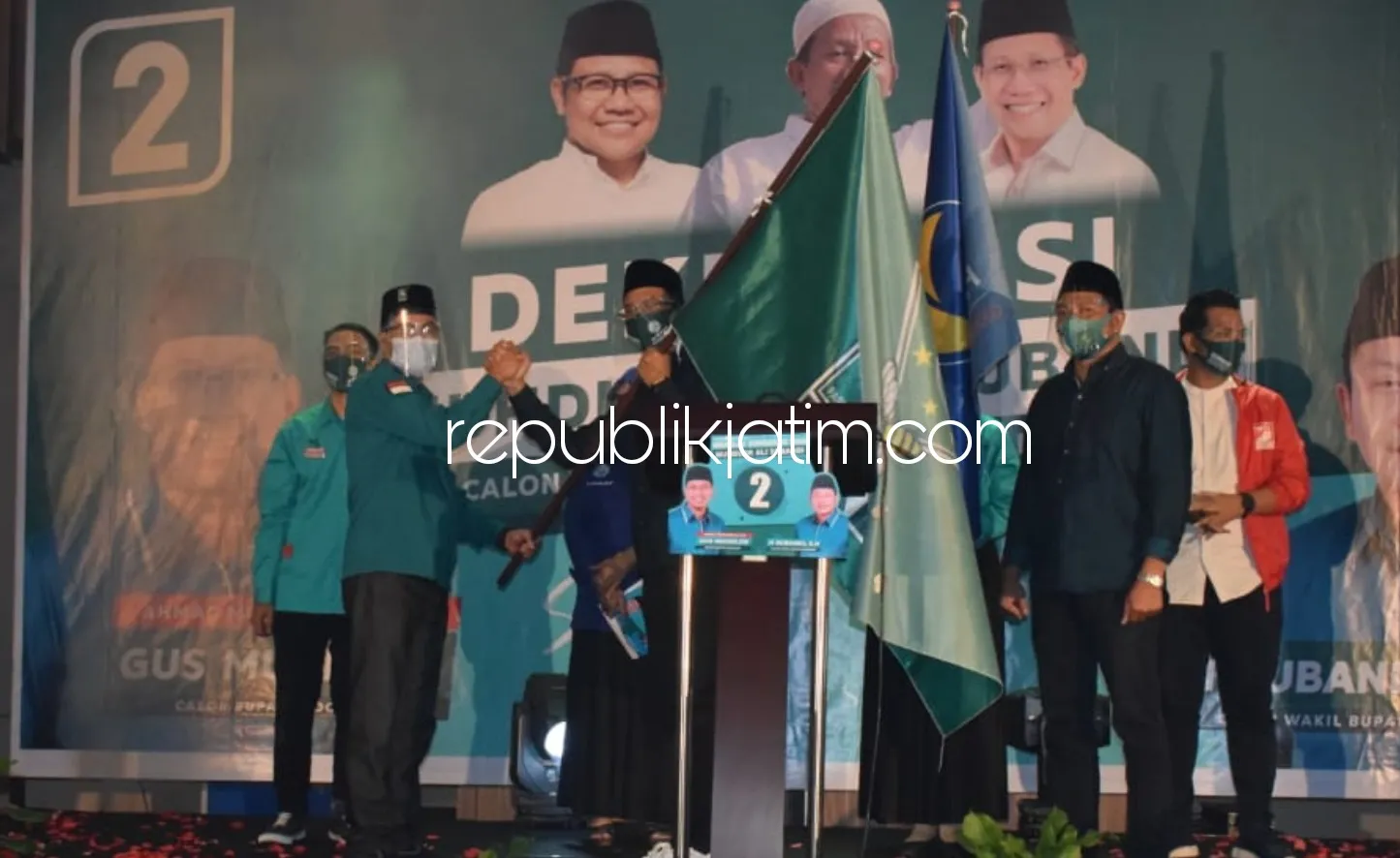 Deklarasi Gus Muhdlor-Subandi, Siap Gerakkan 16.000 Relawan Pemenangan