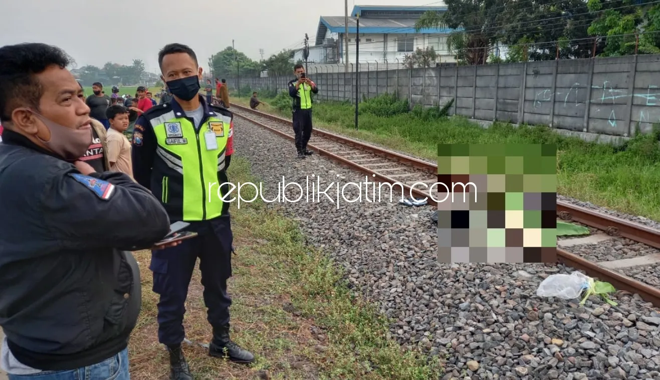 Ibu Rumah Tangga Asal Surabaya Tewas Tertabrak KA Jayabaya di Sidoarjo