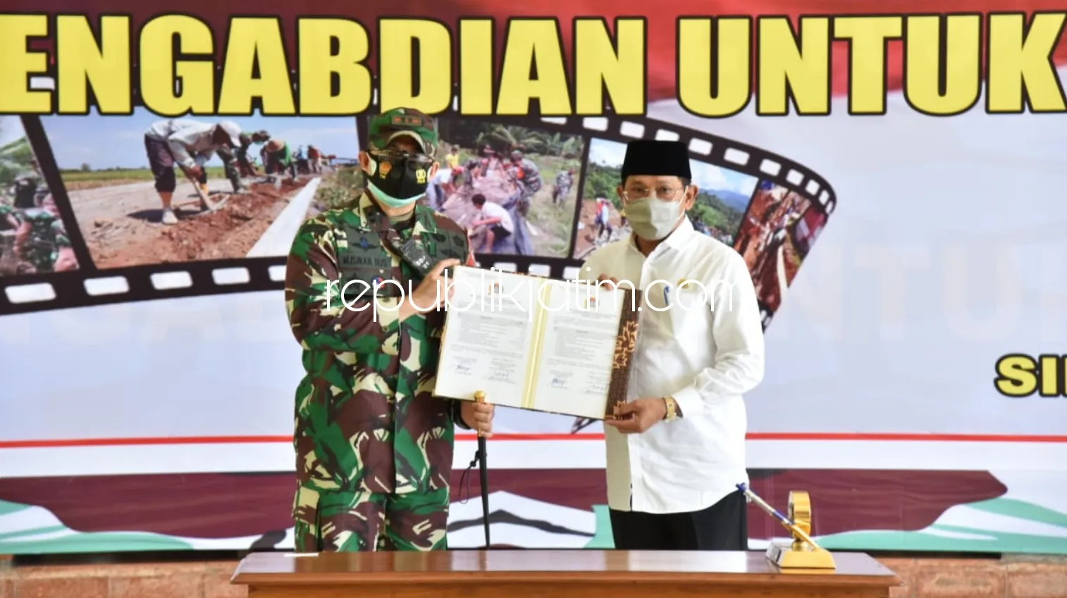 TMMD di Sidoarjo Sukses Selesaikan 7 Proyek Pembangunan di Kedungkembar Prambon