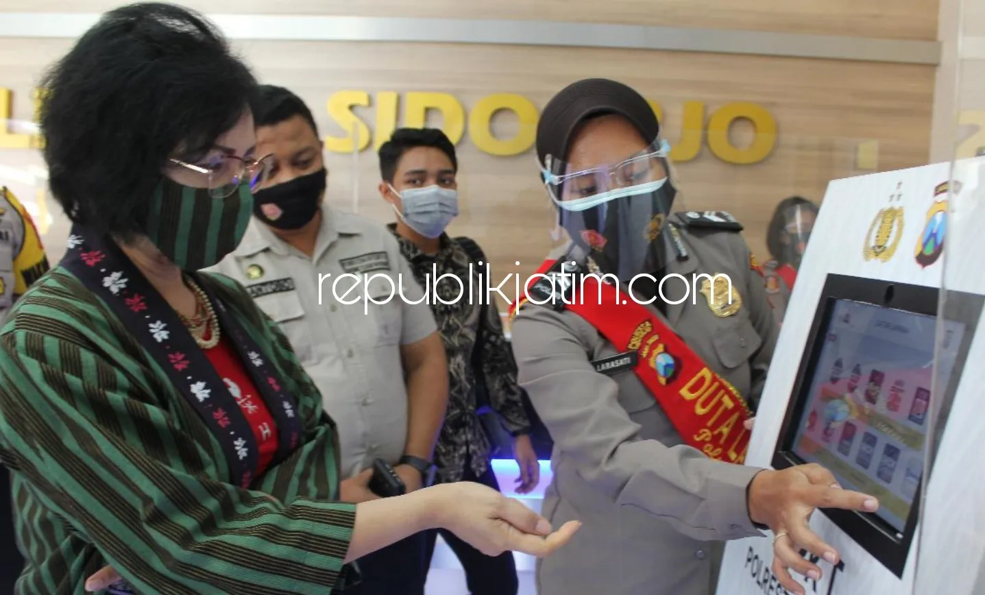 Srena Polri Cek Optimalisasi ​Pelayanan Publik Polresta Sidoarjo di Tengah Pandemi