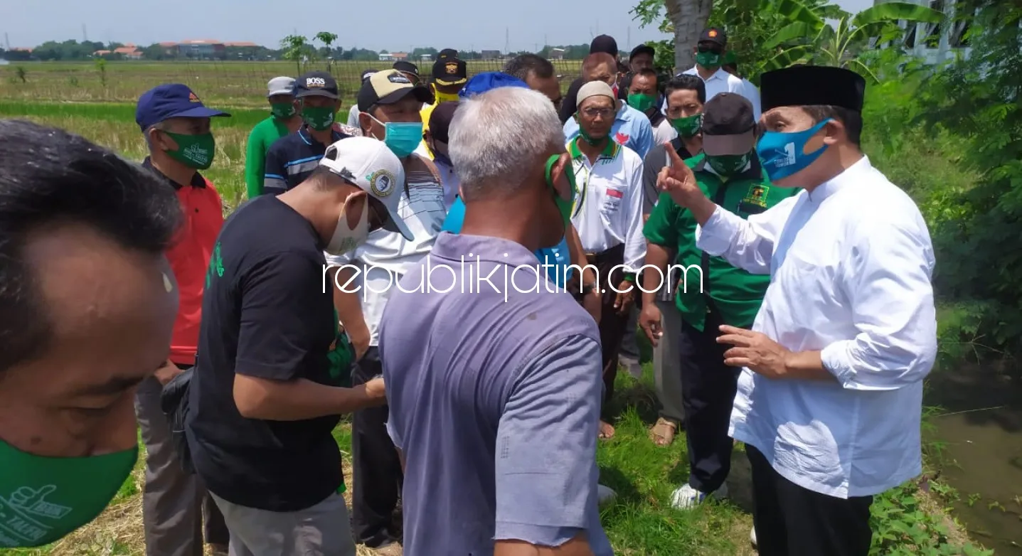 Dorong Petani Sidoarjo Panen 3 Kali, BHS - Taufiq Jamin Ketersediaan Air Irigasi dan Pupuk Bersubsidi