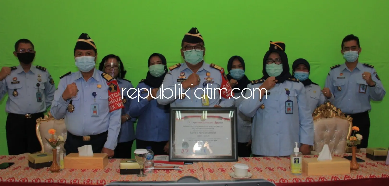 Kanwil Kumham Jatim dan 8 UPT Jajaran Raih Predikat WBK dan WBBM