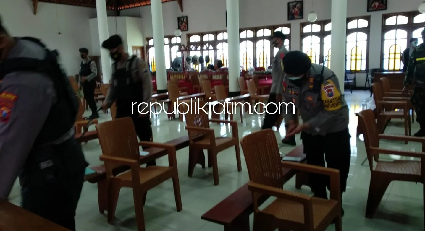 Jamin Kenyaman Jemaat Natal, Polisi Ponorogo Stirilisasi Gereja Klepu Sooko Ponorogo