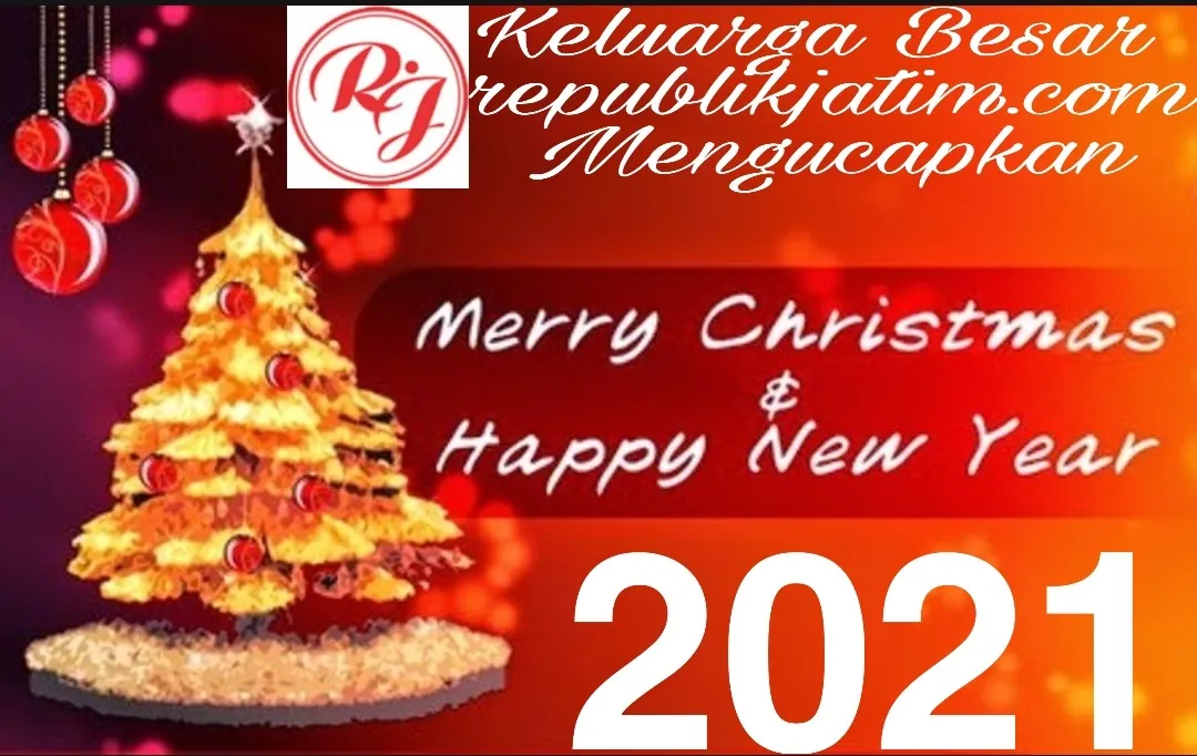 Pimpinan dan Manajemen republikjatim.com Mengucapkan Selamat Natal 2020 dan Tahun Baru 2021