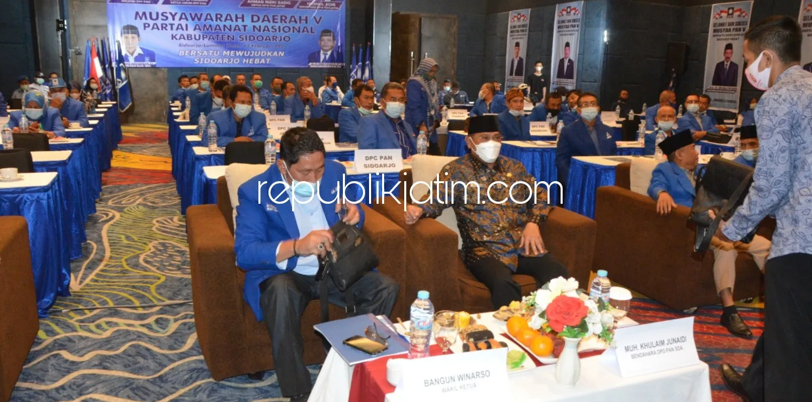 Enam Nama Tentukan Ketua Sekretaris dan Bendahara DPD PAN Sidoarjo