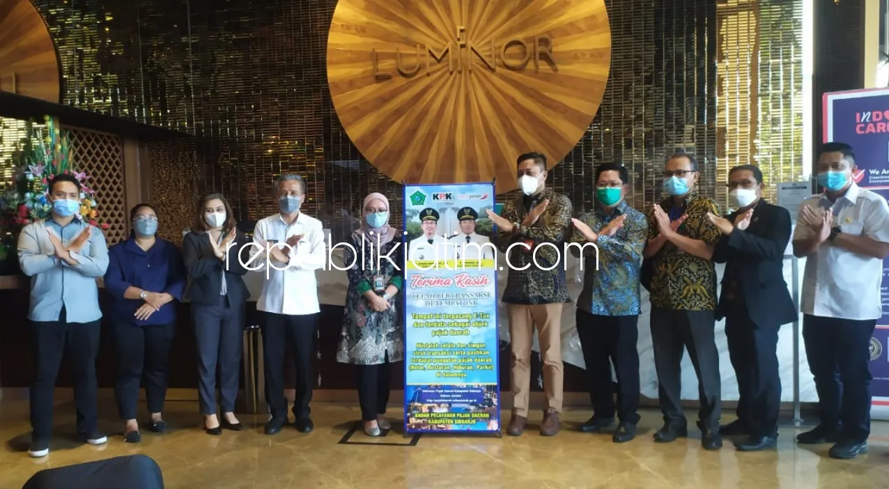 Tekan Kebocoran, 124 Wajib Pajak di Sidoarjo Dipasangi Alat Perekam Transaksi Pajak Daerah Dipantau KPK