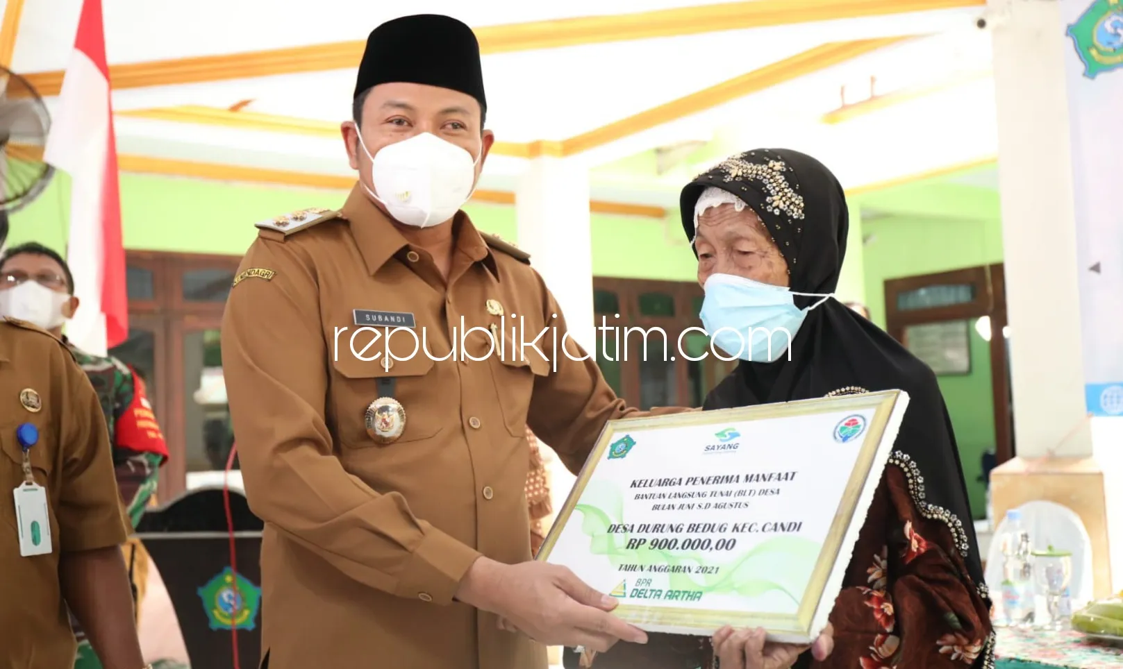 Wabup Sidoarjo Pastikan Tak Ada Pemotongan BLT DD Karena Diproses Melalui Musdes