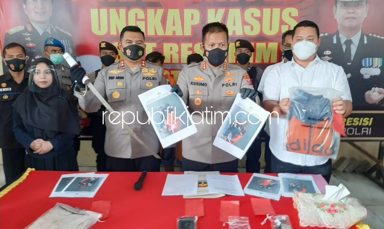 Seorang Tersangka Residivis, 2 Pemuda Begal Bersenjata Samurai Diringkus Satuan Reskrim Polresta Sidoarjo