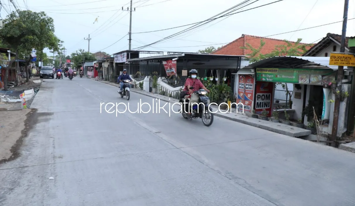 Gerak Cepat Bupati Sidoarjo, Ini Sejumlah Titik Betonisasi Jalan yang Sudah Dirampungkan Gus Muhdlor