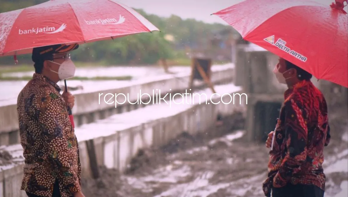 Bupati Sidoarjo Ajak KPK Cek Proyek Pembangunan Frontage Road Aloha - Gedangan