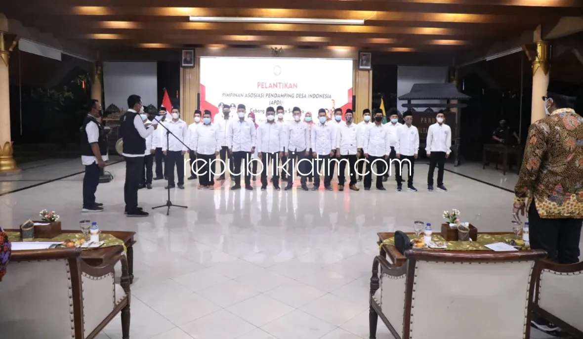Tingkatkan Kemandirian Desa, APDI Jatim Lantik Pengurus Cabang Sidoarjo