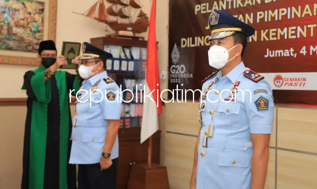 Empat Pimti Pratama Baru Isi Jabatan Strategis di Kemenkumham Jatim