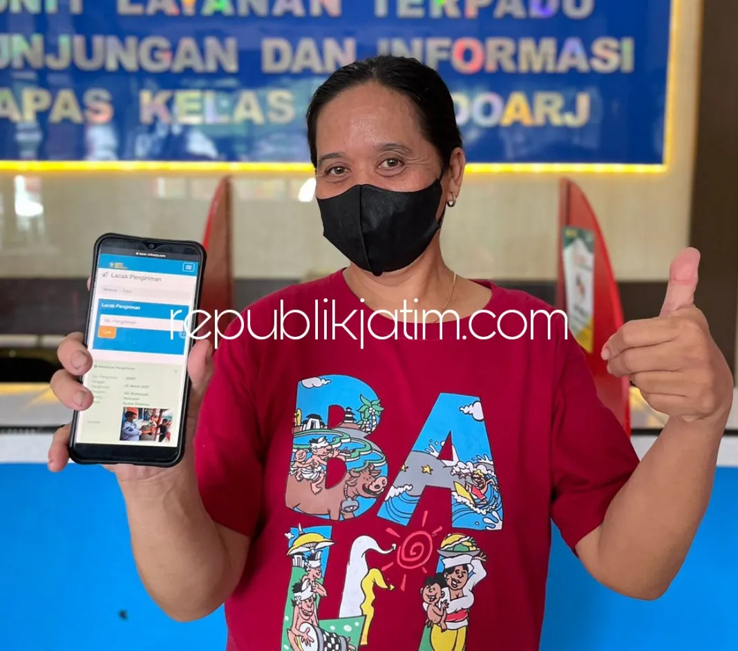 Lewat Aplikasi Cak Man, Keluarga Bisa Lacak Posisi Barang Titipan untuk WBP di Lapas Sidoarjo