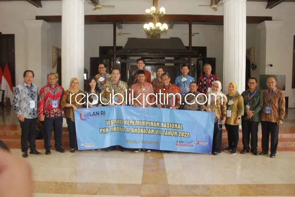Belajar Level Kepemimpinan, Sidoarjo Jadi Jujugan LAN RI saat Visitasi Kepemimpinan Nasional II 2022