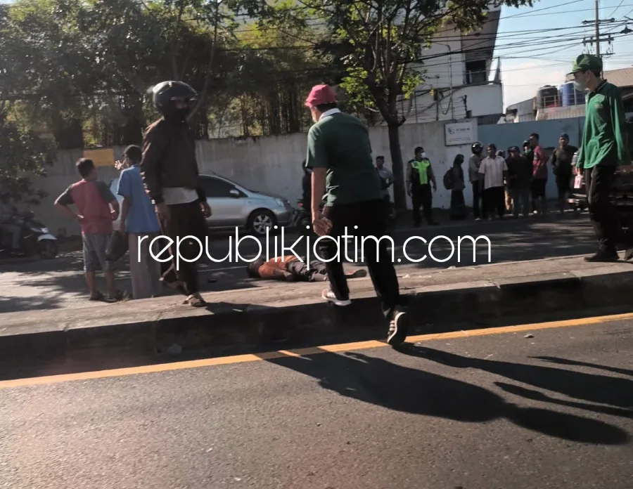 Hendak Mendahului, Pemotor Asal Trosobo Taman Apes Tersenggol Bus Mira Hingga Cedera Otak