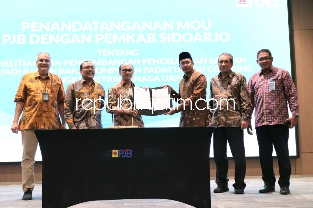 Mampu Produksi 15 Ton, Kerjasama Pemkab Sidoarjo dan PJB Kelola Sampah Untuk Co Firing PLTU Dikawal KPK