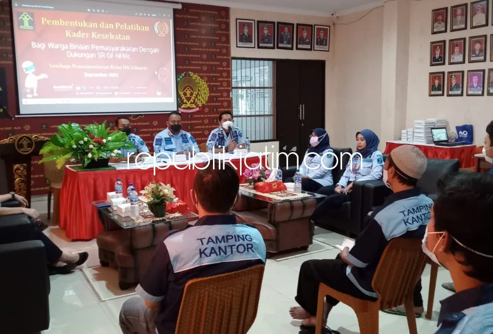 10 Warga Binaan Lapas Sidoarjo Dilatih Jadi Kader Kesehatan Napi