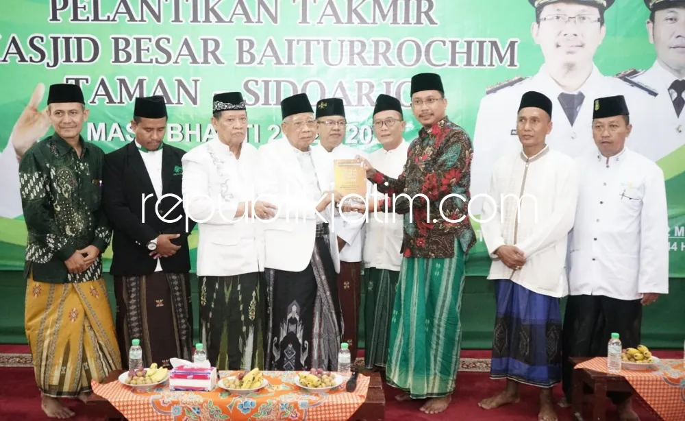 Hadiri Pelantikan Takmir Masjid Besar Baiturrochim Taman Sidoarjo, Inilah Beberapa Pesan Gus Muhdlor