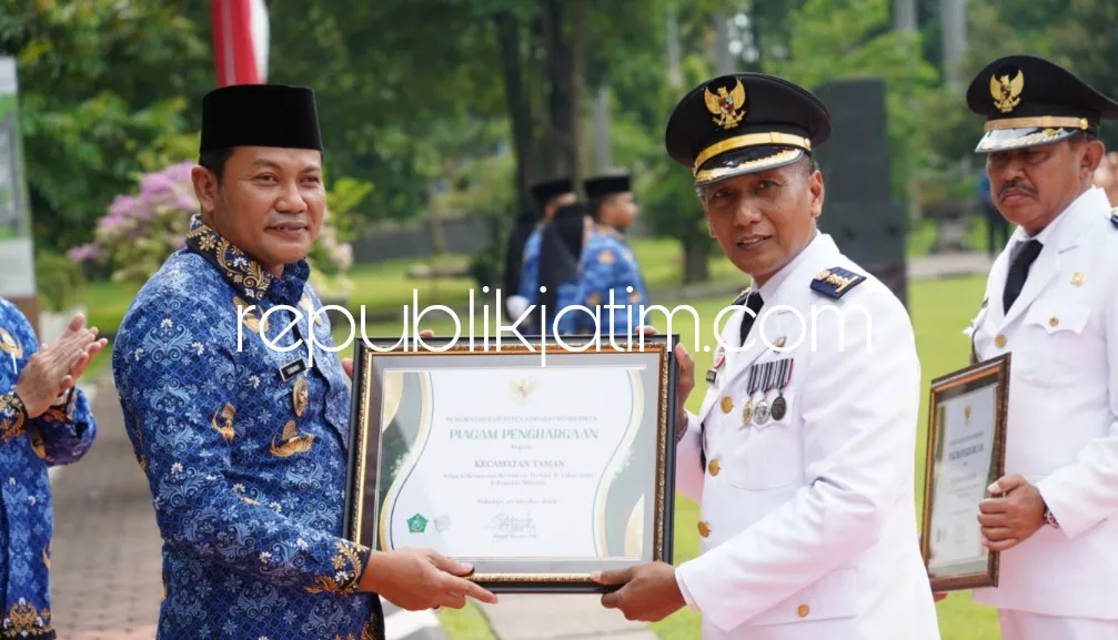 Pimpin Upacara HUT KORPRI ke 51, Ini 5 Pesan yang Dibacakan Wabup Untuk ASN Sidoarjo