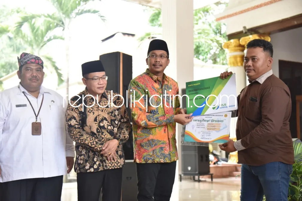 396 Warung Rakyat Rampung Direnovasi, Bupati Sidoarjo Minta Dinas Terkait Bantu Dorong Pasarkan Lewat Online