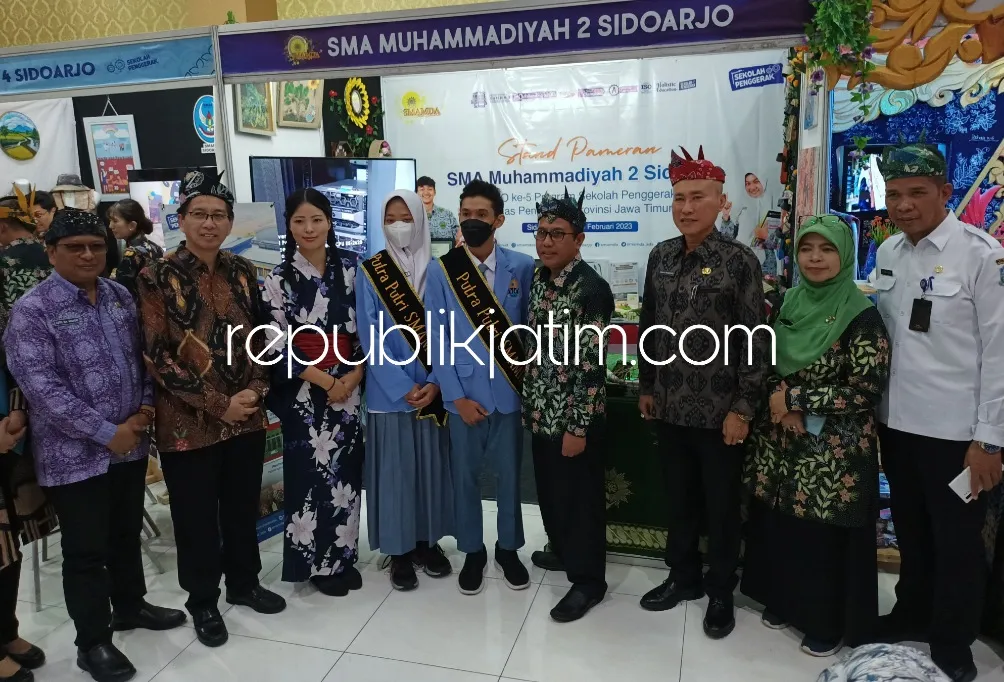 Dipamerkan di PMO Sekolah Penggerak, Teknologi IoT Siswa Smamda Sidoarjo Bantu Petani Atasi Gagal Panen