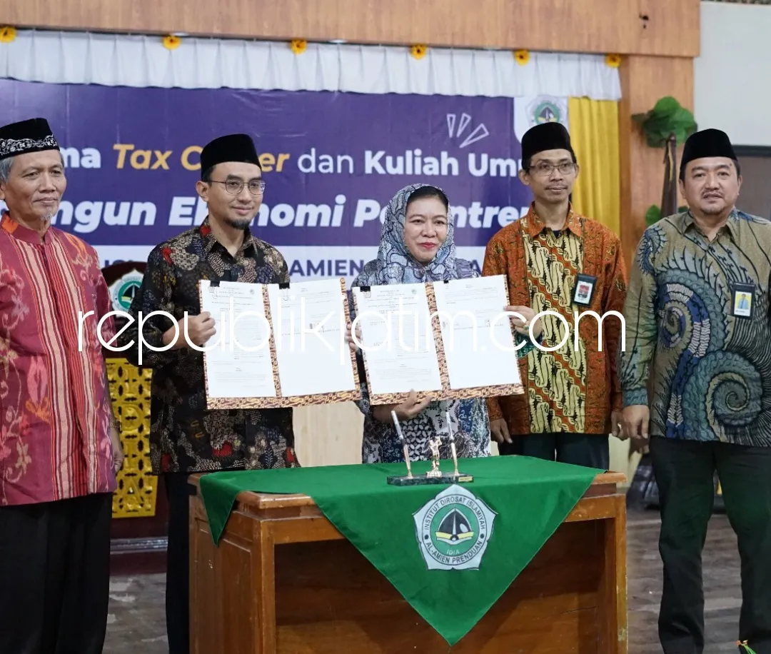 Kanwil DJP Jatim II Teken PKS Tax Center Bersama Institut Dirosat Islamiyah Al Amien Prenduan Sumenep